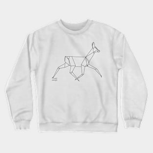 Origami Deer Crewneck Sweatshirt